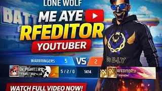 Lone wolf me aye 😂YouTuber ko lapet diya aj🤡 to full vedio📺 whatch now  #ffviral #subscribe #viral 
