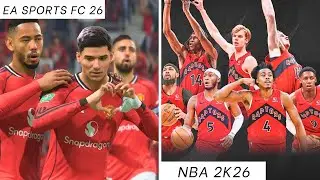 EA SPORTS FC 26|MAN UTD VS MAN CITY|NBA 2K26|CLIPPERS VS RAPTORS!