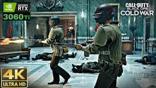 KGB Headquarters | Moscow 1981| Call Of Duty Black Ops Cold War - Desperate Measures Gameplay 4k RTX