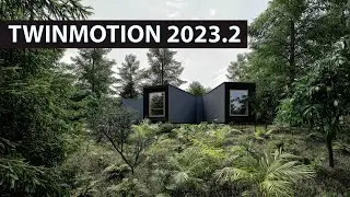 CABIN HOUSE RENDERING | TWINMOTION 2023.2 TUTORIAL (LUMEN + PATH TRACER)