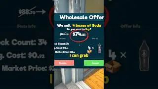 NEW Wholesale Deals in Supermarket Simulator! 💰 Buy & Sell in Bulk! 🛒🔥