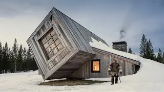 How One Trapper&rsquo;s &ldquo;Tilted Cube Cabin&rdquo; Stayed Upright When the Ridge Was Buried in Snow