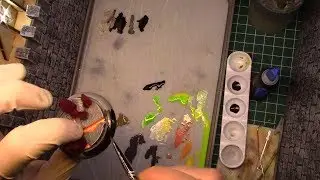 Tips for Painting Miniatures - Lava and Ice Crystal Bases (Box to Tabletop Tutorial)