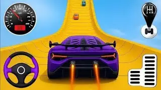 SPIDER MAN Takes on Spiral Bridge Stunt Ride on Motorcycle🦺🥽بطال الخارقين على القضبان دوامة قمع جس