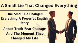 Learn English Through Story – A Small Lie That Changed Everything | Improve Spoken English