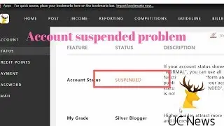 uc news earning trick|| suspend problem and its solution || uc news in hindi