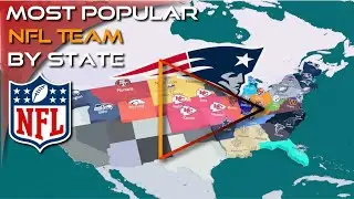 Most Popular NFL Team by State