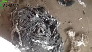 waste pp raffia rope cutting shredding machine