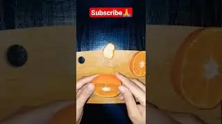 The correct way to eat oranges🍊🍊