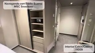 MSC Seashore Interior Cabin/Cabina 11009 Room Tour