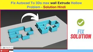 Fixing Hollow Wall Extrude Issues in 3ds Max – Step-by-Step Solution