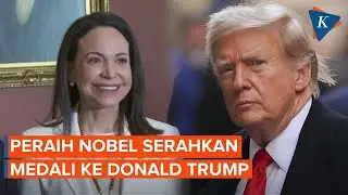 Pemenang Nobel Serahkan Medali ke Donald Trump dalam Petemuan Tertutup