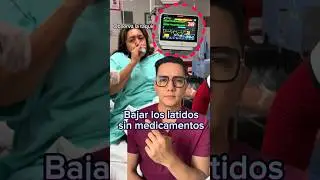Maniobra de valsalva, bajar los latidos card&iacute;acos sin medicamentos. #medicina #shorts