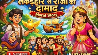 लकड़हारे की किस्मत बदल गई | नेक दिल लड़का बना राजा | प्रेरणादायक हिंदी कहानी