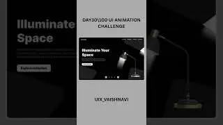 Day 30 of the 100-Day UI Animation Challenge | Website Design with Step-by-Step