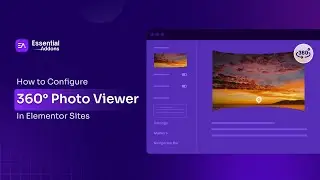 How to Configure 360 Degree Photo Viewer in Elementor Sites?