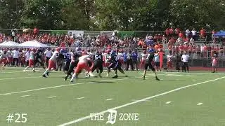 Brother Rice 2029 CB/S Kameron Lowe tackle vs. Detroit Catholic Central