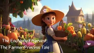 The Enchanted Harvest: The Farmer Princess Tale | animation | sleep story | cartoon |@KIDIZ29