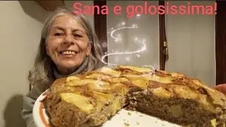 Torta vegana con grano saraceno e mele🍎 Ricetta senza glutine 🌿#cucinanaturale