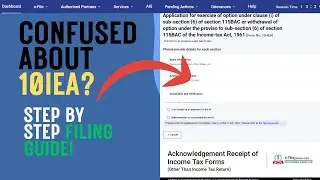 🔴LIVE:Form 10IEA Filing Guide 2025|Step by Step Process Explained #itrduedate #taxreturn #taxfiling