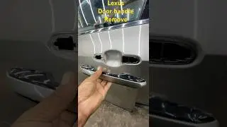 Lexus nx350h door handle remove #automobile #caraccessories #caraudio #ppf #lexus