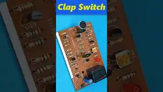 Sound Operated Switch ! clap switch mini project #electrical