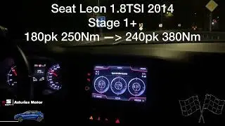#chiptuning #seatleonfr #2014 1.8TSI 180pk 250Nm - 240pk 380Nm #automobile #performance 