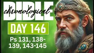 Day 146 Psalms 131, 138&ndash;139, 143&ndash;145 | One Year Chronological Audio Bible | Soothing Music & Voice
