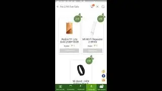 Xiaomi MI Rs.1 flash Sale
