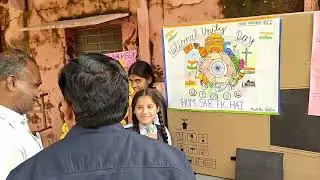 Mggs नवीन देई की छात्रा ने नैनवा cbeo श्री अनिल गोयल जी को सभी धर्मों के बारे में शानदार प्रस्तुति 