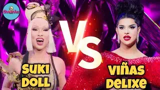 Suki Doll vs Vi&ntilde;as Deluxe | Lipsync reacci&oacute;n  | Drag Race Filipinas Slaysian Royale SEMIFINAL