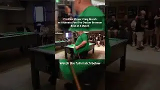 Pro Pool Player Craig Marsh vs Ultimate Pool Player Declan Brennan #ultimatepool #pool #8ballpool