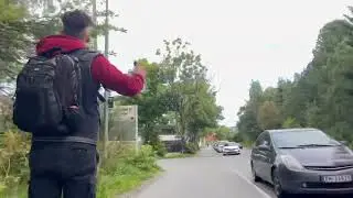 Rollerblading down hill By&aring;sen / A.K. The RollerbladerS