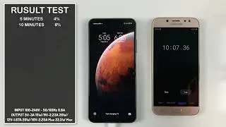 Xiaomi Redmi Note 10 5G Battery Charging Test with fast charging 18W