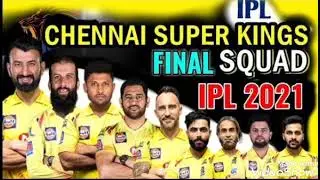 ipl 2021 csk squad