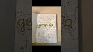 Pomysł na pierwszą stronę zeszytu do geografii