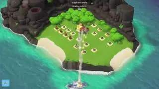 Destroying boom beach base with only barrage