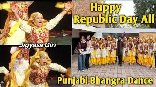 Happy Republic day.It was a great day and dance (Bhagra)with my team & (DSP of Chandigarh education)