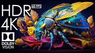 4K HDR 60FPS Dolby Vision с успокаивающей музыкой (красочно динамичная)