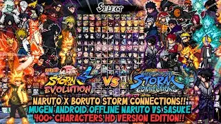 NEW‼️ NARUTO X BORUTO STORM CONNECTIONS MUGEN (400 CHARACTERS) - ANDROID OFFLINE HD VERSION 2026💯🔥