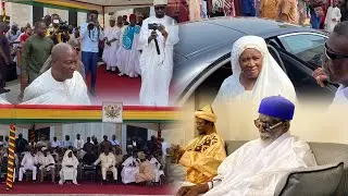 President Mahama & Vice Prez Naana Jane Opoku-Agyemang at the Muslim prayer and thanksgiving service