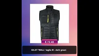 GILET 'WALL' taglia M - dark green