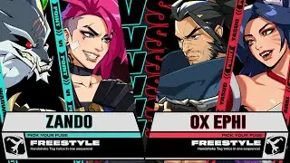 Zando (VI / Warwick) vs OxEphi (Yasuo / Ahri) - 2XKO