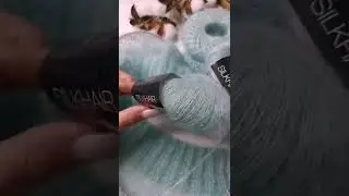 one love ❤️ kid mohair with silk #lanagrossa #newproject #stricken #seide #knitting