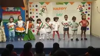 Pre Nursery A dance performance on Independence Day