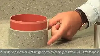hvordan monteres nora gummigulve uden om rr