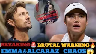🔥🚨EMMA&rsquo;S DAD CAUGHT YELLING AT ALCARAZ&rsquo;S COACH IN TURIN corridor😱