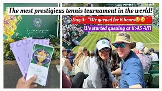 WIMBLEDON EXPERIENCE||The longest queue I&rsquo;ve been to and I will never do it again unless invited.