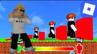 JE DOIS GRANDIR OU RAPETISSER POUR GAGNER !-ROBLOX OBBY