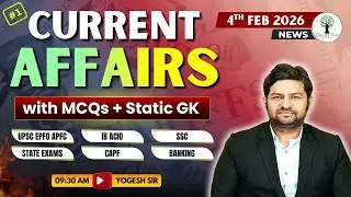 UPSC CSE/CAPF/EPFO/APFC | Current Affairs and Facts | 4th Feb 2026 | By Yogesh Sir | Success Tree